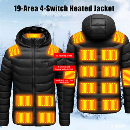 Electric Heated USB Thermal Jacket