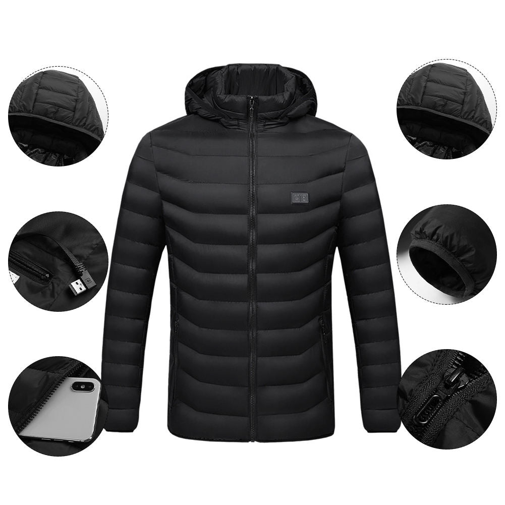 Electric Heated USB Thermal Jacket