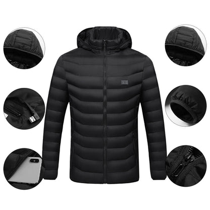 Electric Heated USB Thermal Jacket