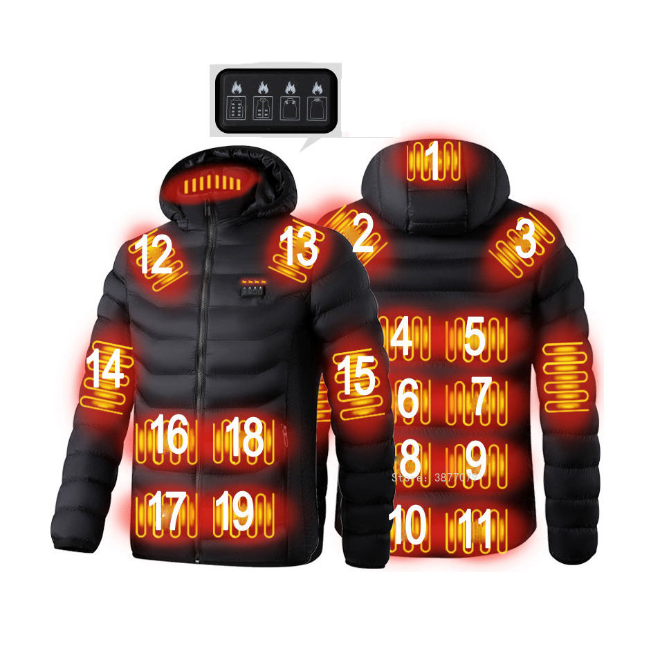 Electric Heated USB Thermal Jacket